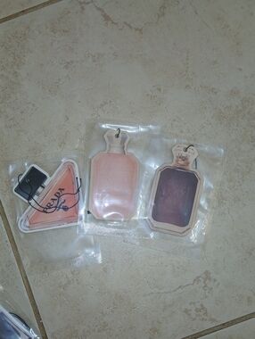 3 #carfreshners #prada #car #bathandbodyworks #kayali